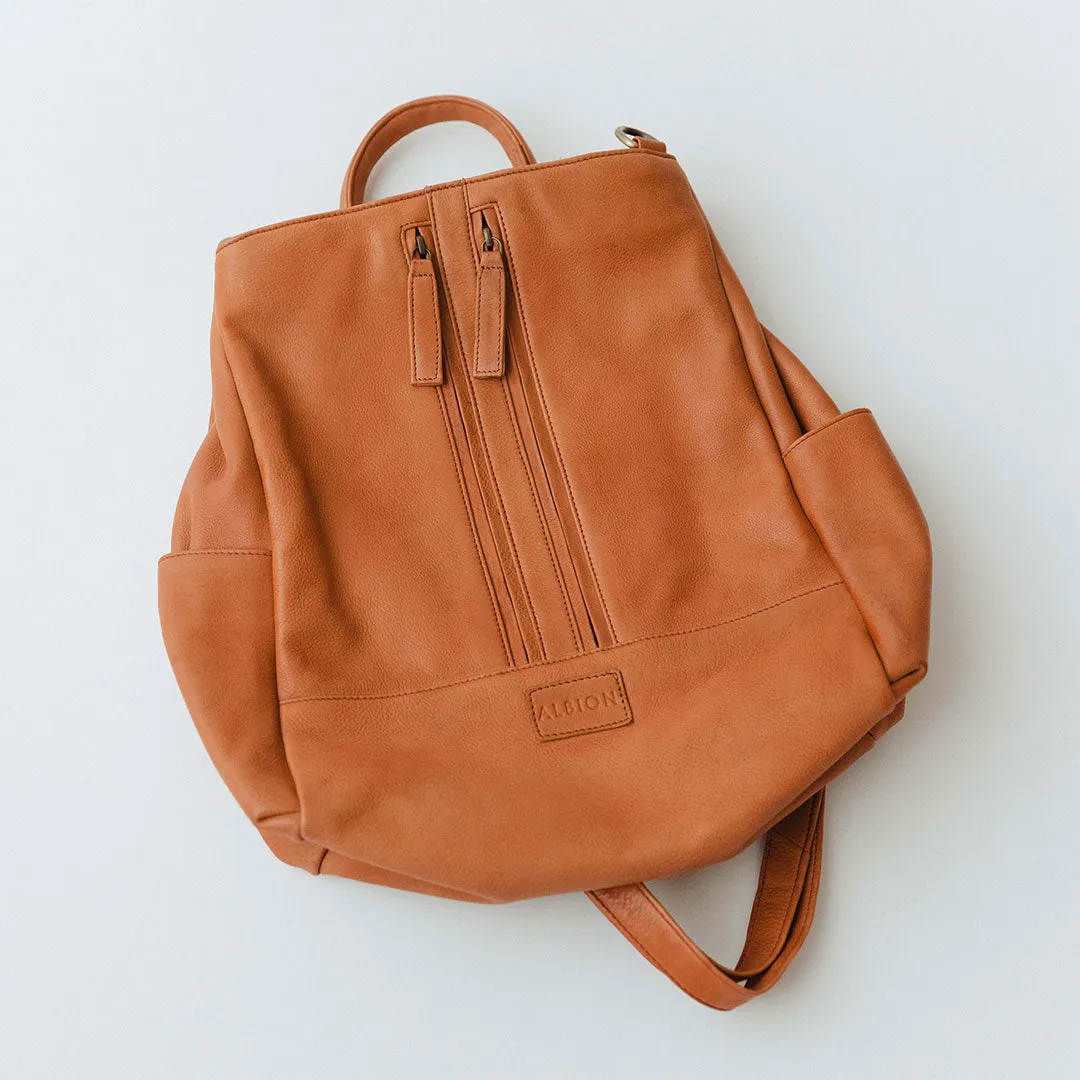 The Compass Satchel, Tan