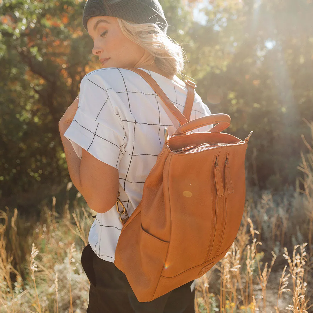 The Compass Satchel, Tan