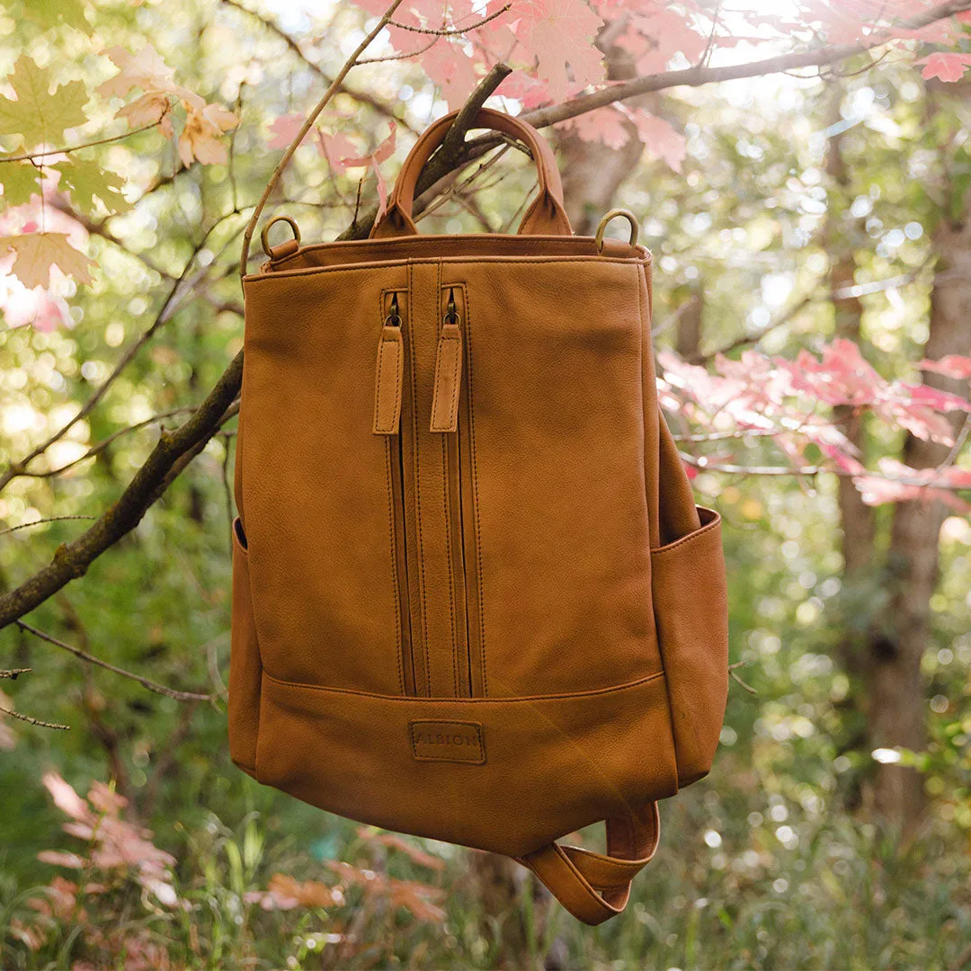 The Compass Satchel, Tan