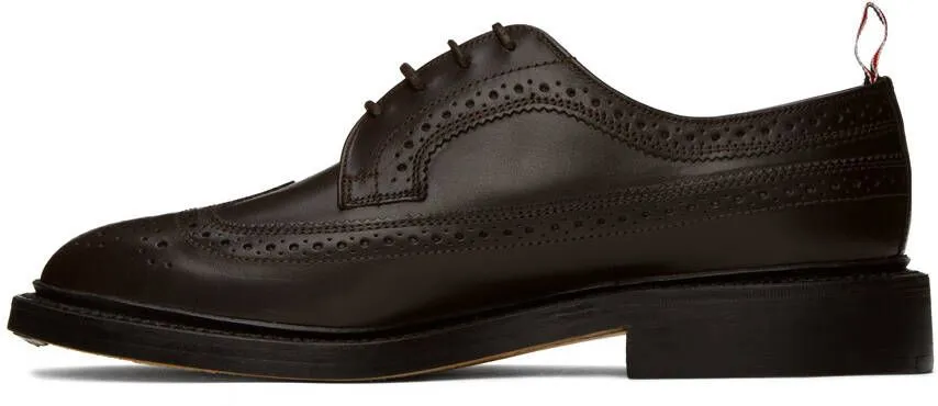 Thom Browne Brown Classic Longwing Oxfords