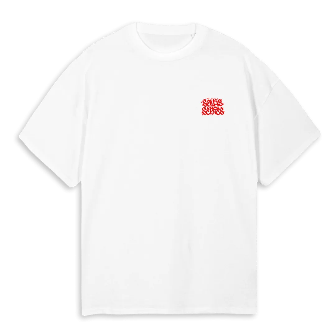 TOGETHERNESS  White Oversized Tee.