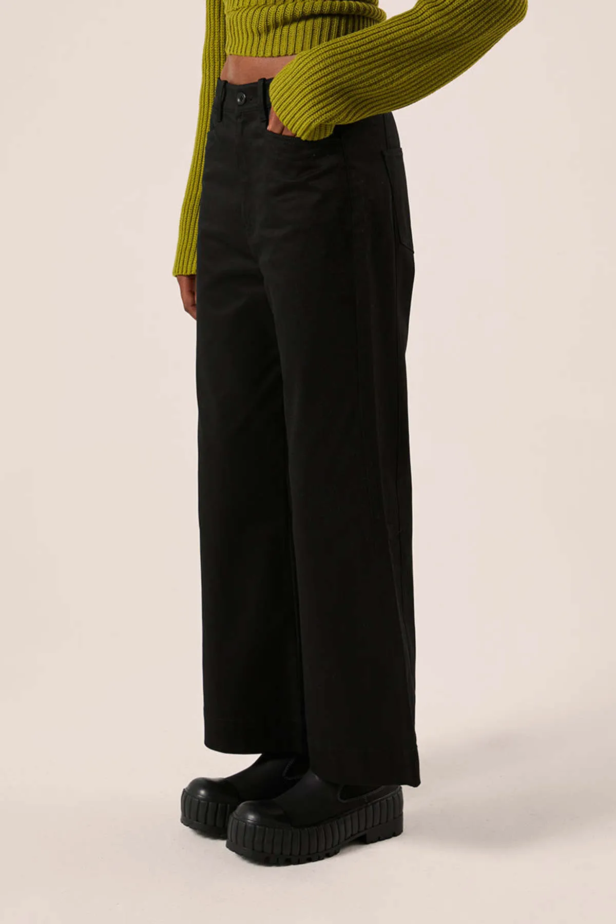 Twill Culottes - Black