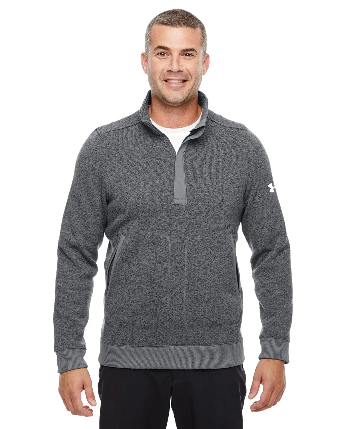 Under Armour Elevate Quarter Zip Sweater Graphite 1259101