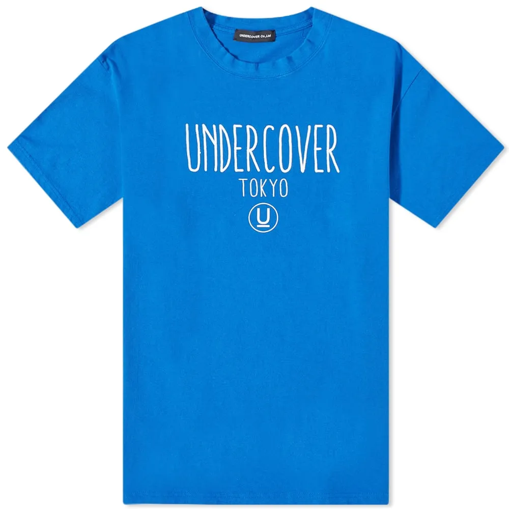 Undercover Logo Text T-ShirtBlue