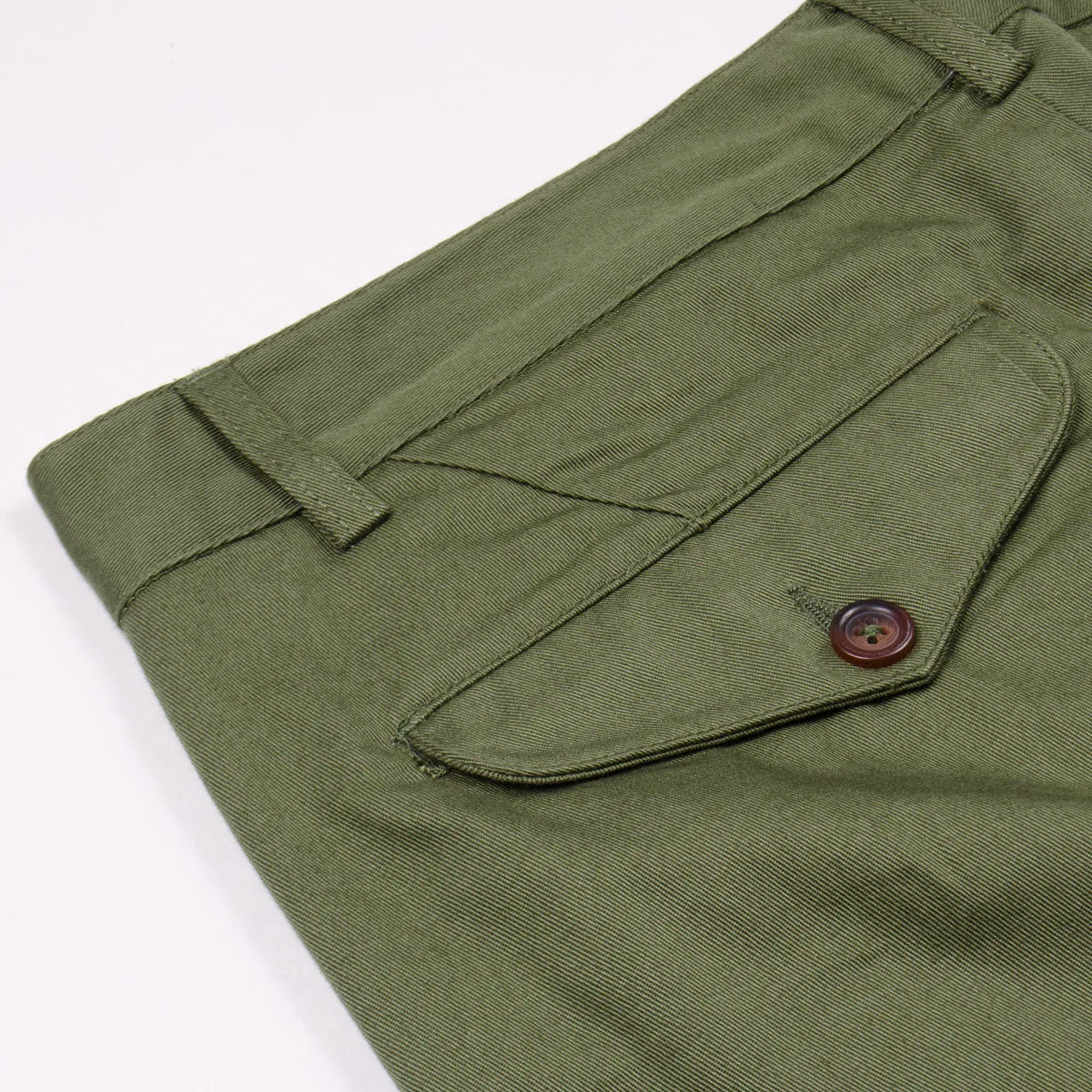 Universal Works - Aston Pant Twill - Light Olive