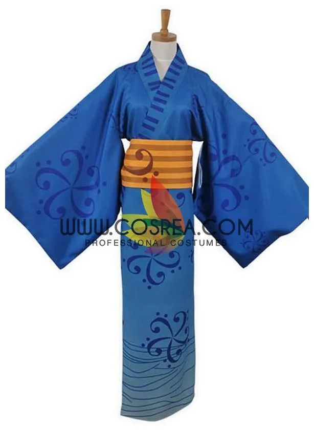 Vocaloid Project Diva Len Kimono Cosplay Costume