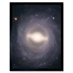 Wall Art & Pictures | Hubble Space Telescope Image NGC 1015 Supernova Barred Spiral Galaxy With Symmetrical Arms A Black Hol