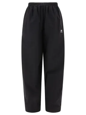 With Logo Trousers Black