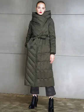 Women's Down Coat Classic Duck Down Winter Warm Outerwear