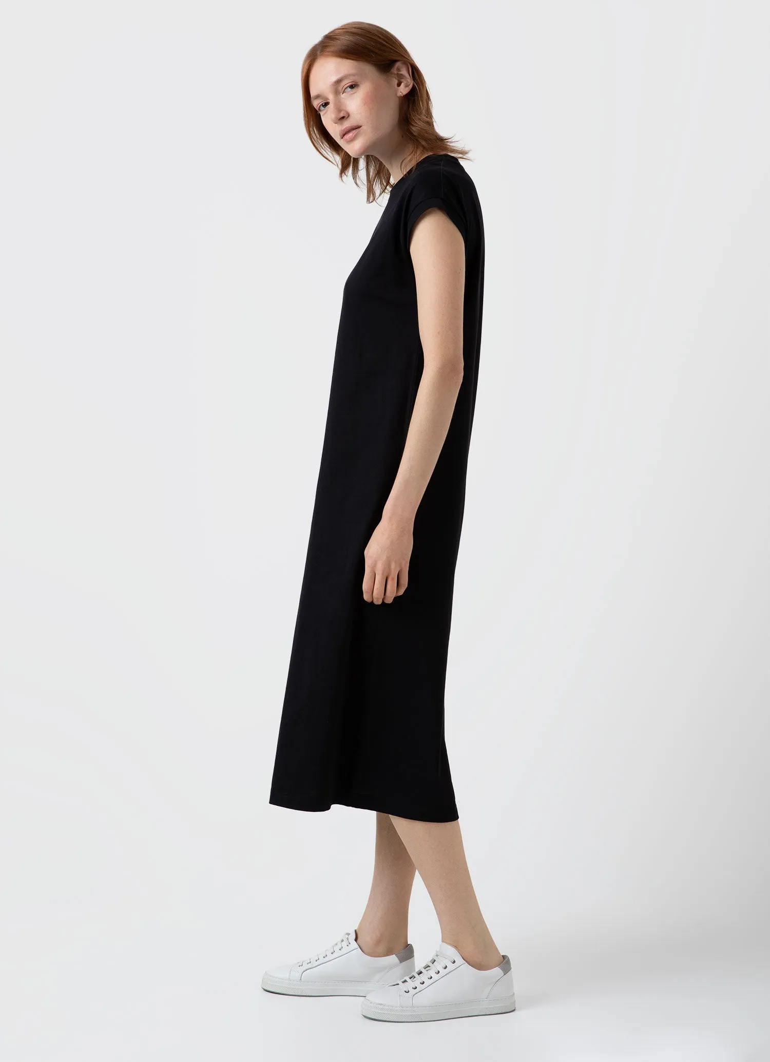 Women's T-shirt Dress in Black