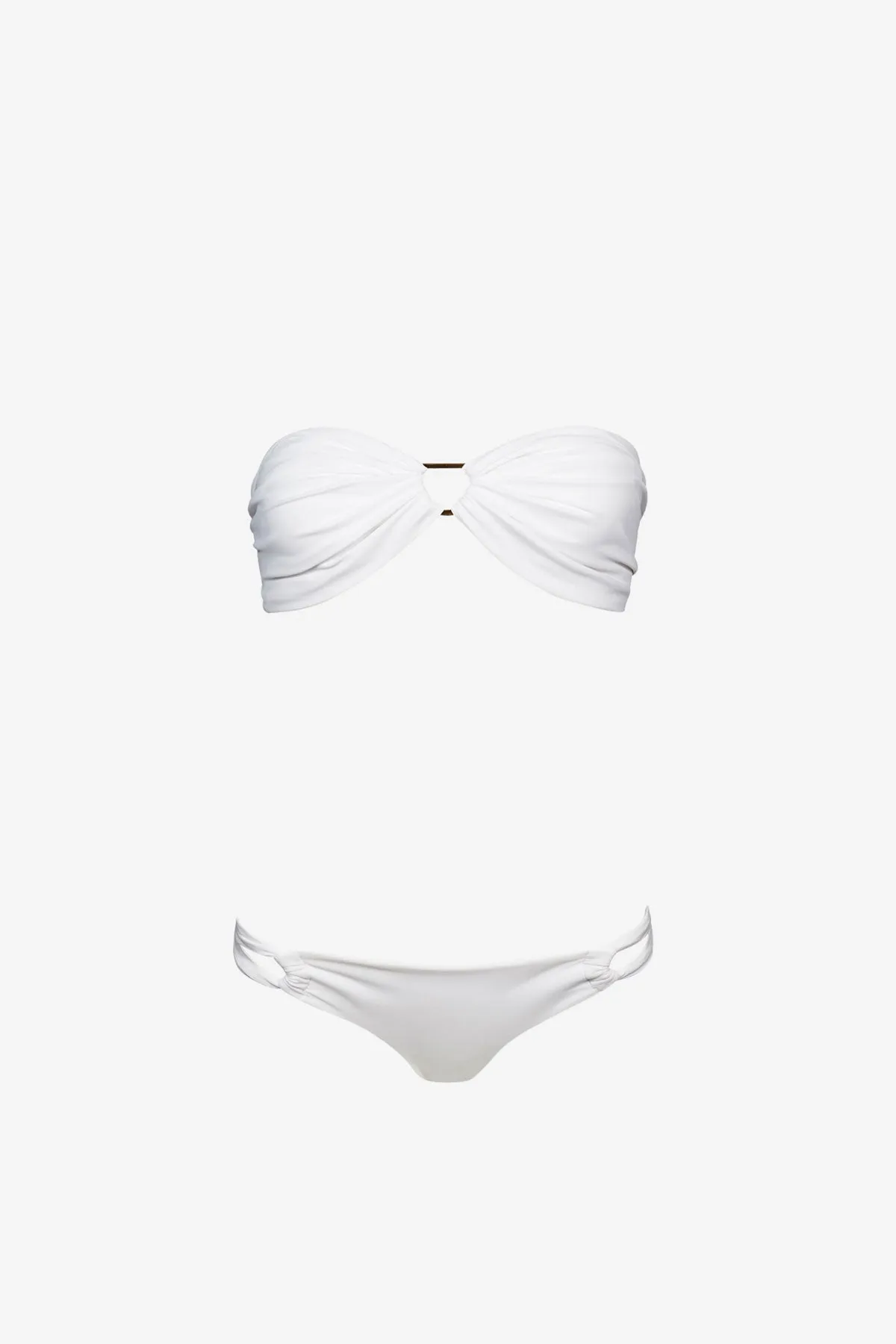 Wrap Bikini in White - Top