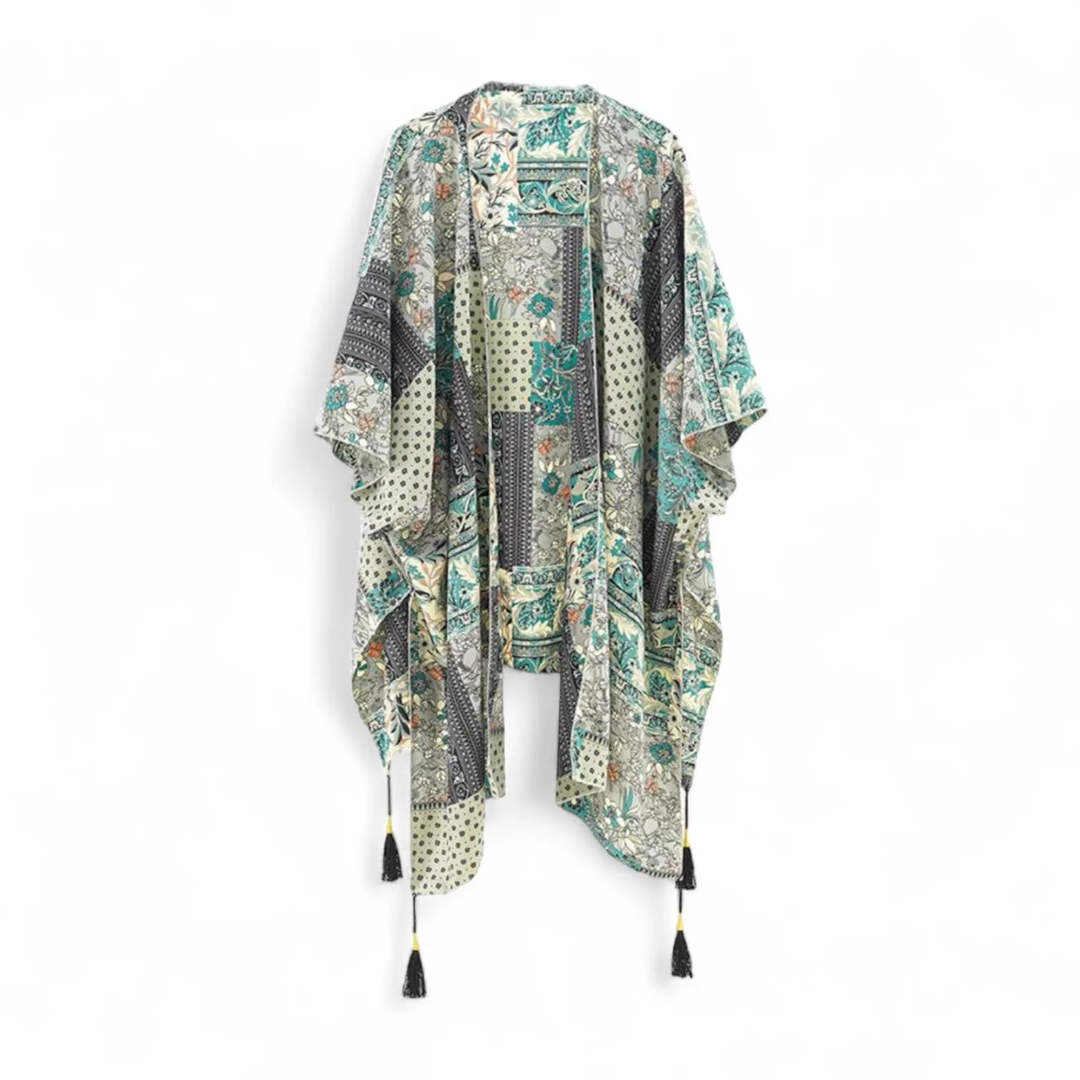 WRAP Boho Printed Woven Cover Up