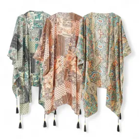 WRAP Boho Printed Woven Cover Up