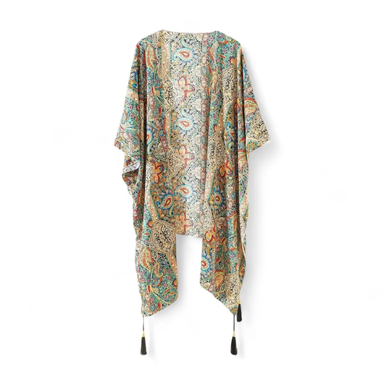 WRAP Boho Printed Woven Cover Up