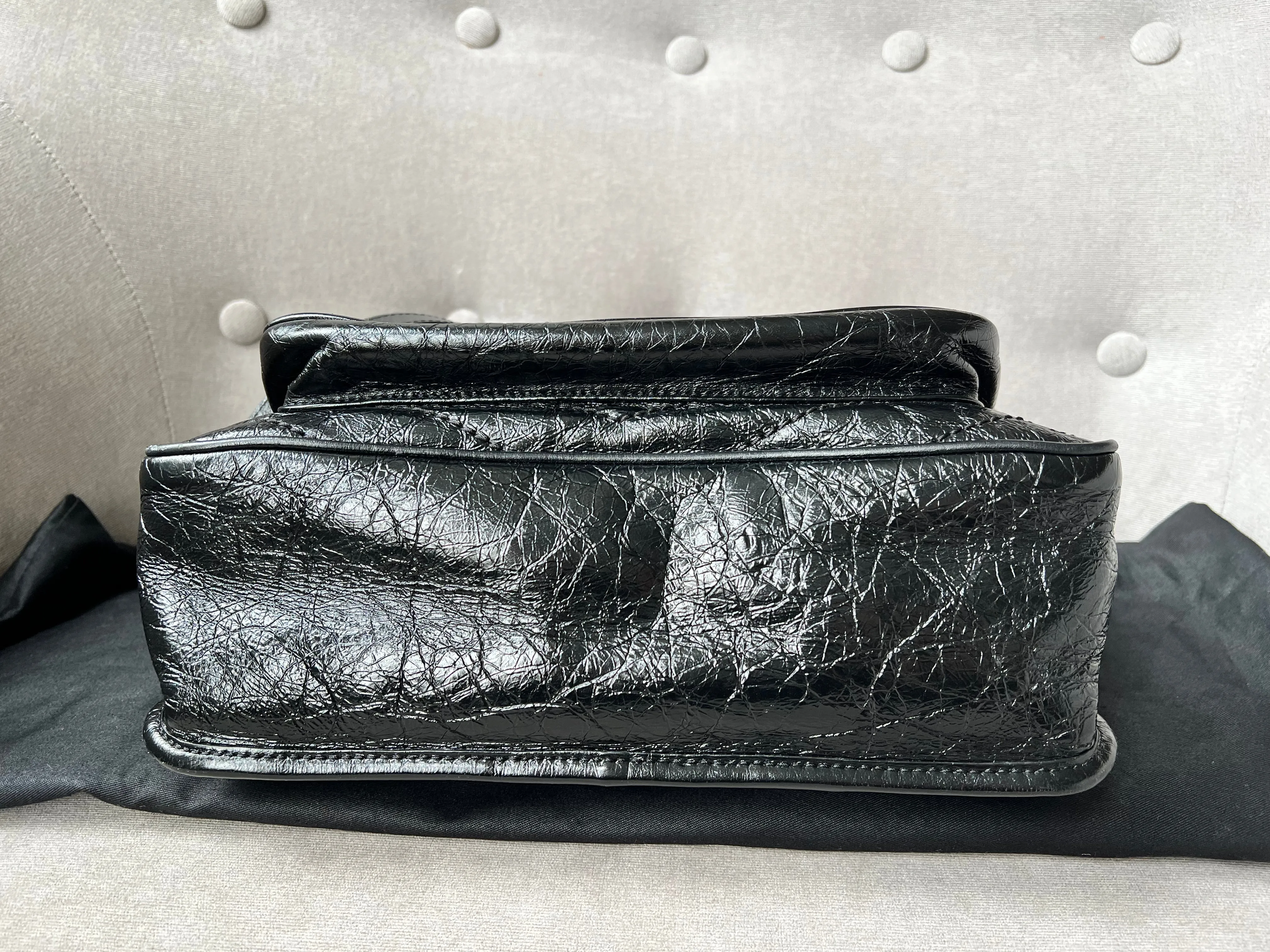 Yves Saint Laurent (YSL) Black Medium Niki Chain Bag